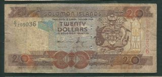 Solomon Islands 2004 20 Dollars P 28 Circulated