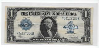 1923 $1 Horse Blanket Silver Certificate Vf (06)