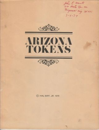 Two Arizona Trade Token Collecting Reference Booklets