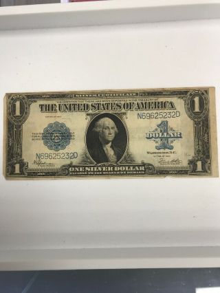 Series Of 1923 $1 One Dollar Silver Certificate Large Size Currency N69625232d