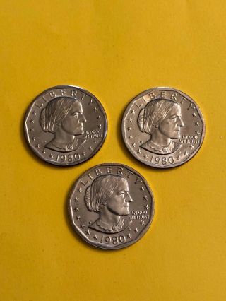 Susan B.  Anthony 1980 P D S Uncirculated