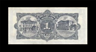 1966 ROYAL BANK OF SCOTLAND 1 POUND Consecutive 2 of 2 ( (EF, )) 2