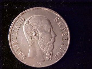 Maximilian One Peso 1866 Mo