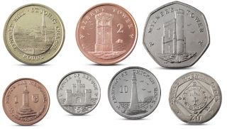 Iom Isle Of Man 7 Coins Set 1 Pence - 1 Pound 2013 Unc