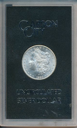1883 - Cc Gsa Morgan Silver Dollar Box & Paper