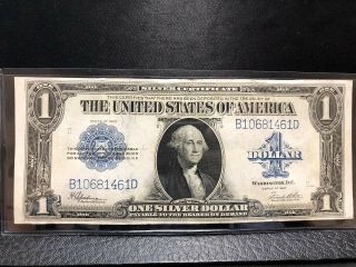 U.  S.  1923 $1 Silver Certificate - Xf Crispy Note