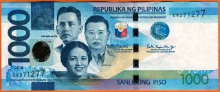 Philippines 2018 Very Fine 1000 Pesos Banknote Paper Money Bill P - 211