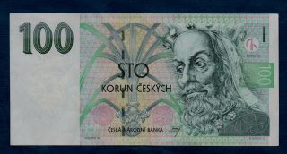 Czech Republic Banknote 100 Korun 1998 Vf,