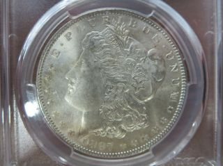1897 - P Morgan Dollar Pcgs Ms65,  29w040