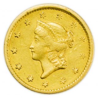 1851 $1 Gold Liberty Head,  Small,  Tough,  Early Gold Coin [4174.  638]
