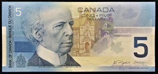 3 digit RADAR Note - 2005 Bank of Canada $5 - UNC 2