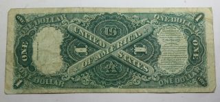 1917 $1 One Dollar United States Note FR 39 Speelman - White Horse Blanket 4