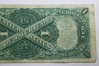 1917 $1 One Dollar United States Note FR 39 Speelman - White Horse Blanket 6