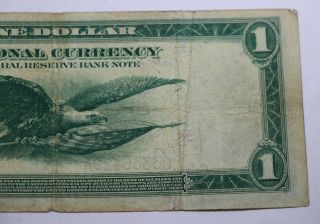 1918 $1 One Dollar Federal Reserve Note FR 714 Tehee - Burke Hardt - Passmore Blanke 6