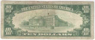 1929 - $10.  00 The National Bank of Chambersburg,  Pennsylvania, 2