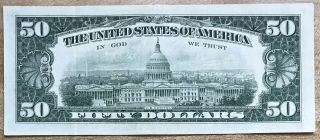 SERIES 1963 A $50 BILL Federal Reserve Bank of Minneapolis Minnesota. 2