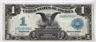 1899 $1 Silver Certificate Black Eagle Fr 233 Large Note ( (lightly Circulated))