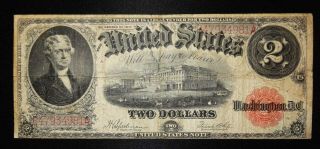 Series Of 1917 Large Size $2 Dollar Note