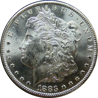1883 - Cc Morgan Silver Dollar Gsa Hoard Unc - B Mep