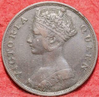 1877 Hong Kong 1 Cent Foreign Coin
