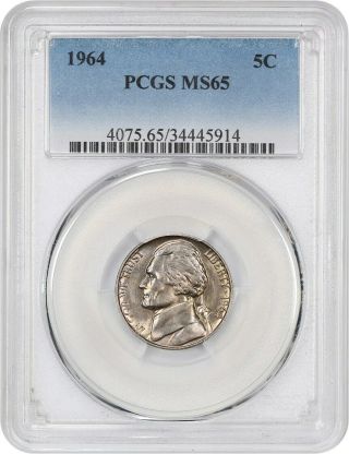 1964 5c Pcgs Ms65 - Jefferson Nickel