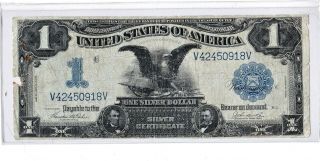 $1 1899 Black Eagle Silver Certificate Large ( (fr 233 Teehee / Burke))  Circulated