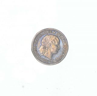Silver - World Coin - 1886 Haiti 10 Cent - World Silver 179