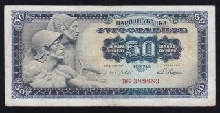 Yugoslavia - - - - 50 Dinara 1965 - - - - - Vf - - - -