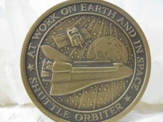 Space Shuttle First Flight Rockwell International Bronze Medal