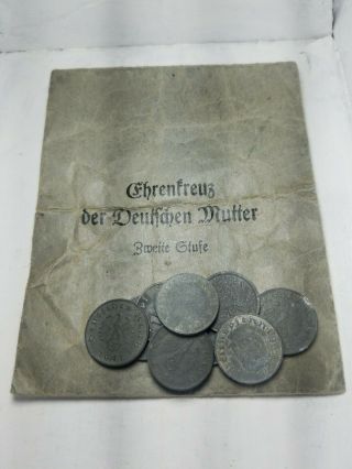 Wwii German Nazi 1940s Coins Deutsches Reich 10