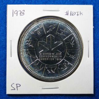 1978 1 Dollar Canada Specimen Set Silver Content Dollar Pr Ms 10ik