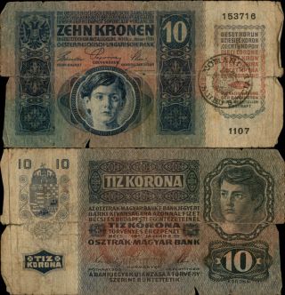 Austria - Hungary 10 Kronen 1915 (250)