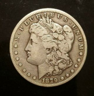 1879 Cc Morgan Silver Dollar.  Low