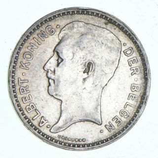Silver - World Coin - 1934 Belgium 20 Francs - 10.  5g - World Silver Coin 495