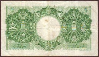 Malaya & British Borneo 5 Dollars 1953 2