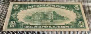 1928 $10 DOLLAR BILL GOLD CERTIFICATE FRN PAPER MONEY NOTE CURRENCY RARE 4