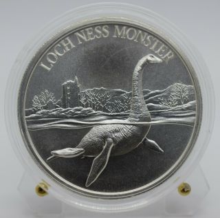 The Loch Ness Monster - 2 Oz Ultra High Relief Silver Round