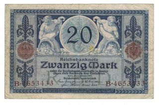 Germany Reichsbanknotes 1898,  1915,  1919 5