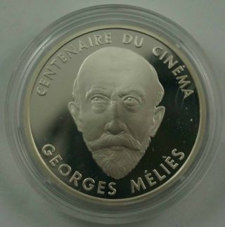 France 100 Francs 1995 Silver Proof Georges Melies