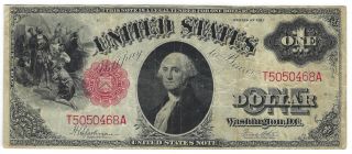 $1 1917 Large Size United States Note Legal Tender Fr 39