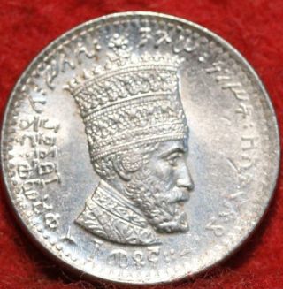 1931 Ethiopia 10 Matonas Foreign Coin