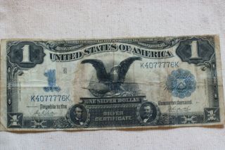 Series 1899 Black Eagle $1 Dollar Silver Certificate