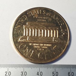 United States LARGE cent / Sudbury,  ON medal 1965 2