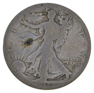 Key Date - 1917 - S Obverse Walking Liberty Silver Half Dollar 463
