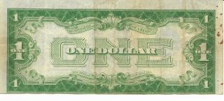 $1 Cutting Error 1928 A Silver Certificate Note Miscut Bottom Margin Reverse
