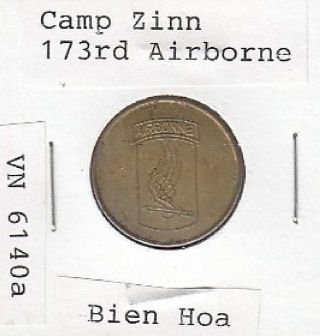 Us Military Token For Vietnam War=air Borne - - Vn6140a - N S7
