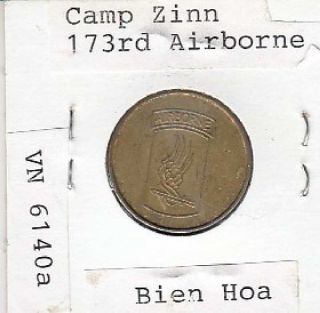 US military token for Vietnam war=Air Borne - - VN6140a - N S7 2