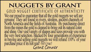 California Gold Nuggets 1 Grams of 10 - 12 Mesh Gold Authentic Natural American R 5
