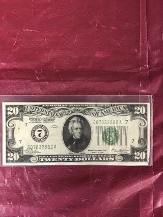 2 - 1928 Twenty Dollar Note, 3