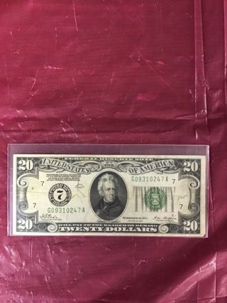 2 - 1928 Twenty Dollar Note, 5